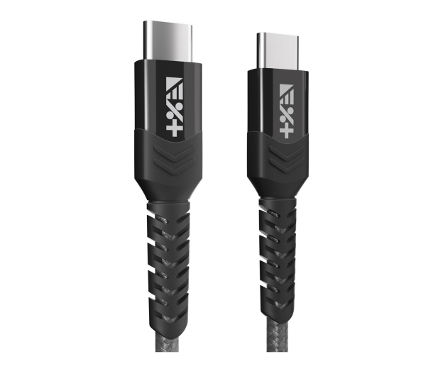 NEXT ONE Kabel Braided USB-C / USB-C 1,2 m space gray - 1318719 - zdjęcie 2